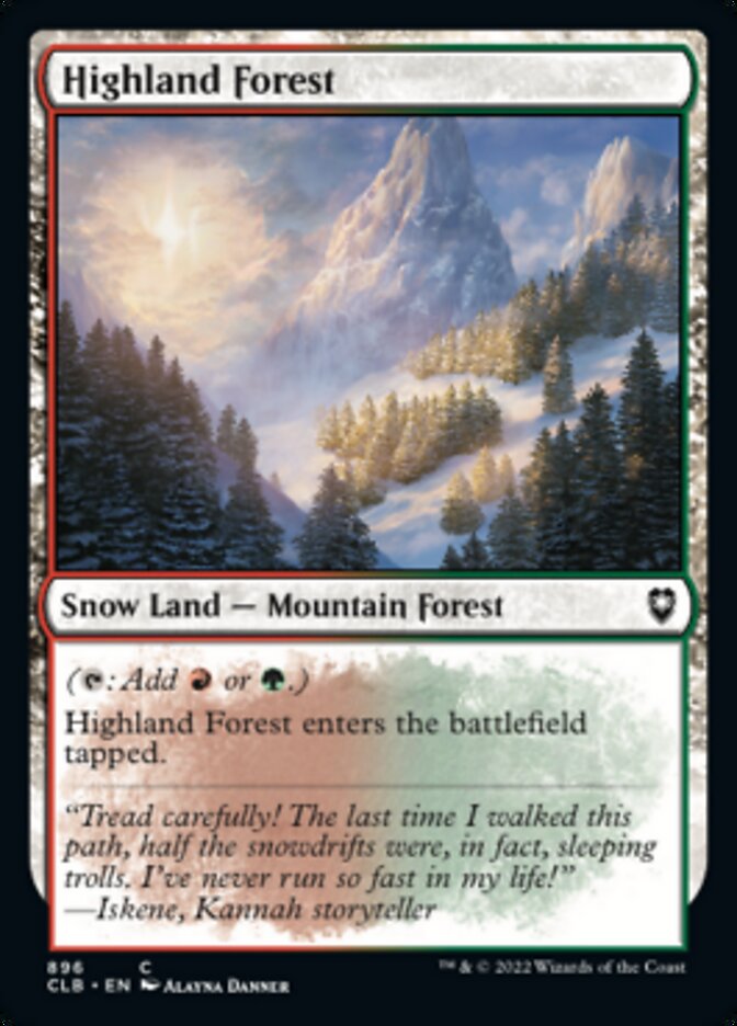 Highland Forest [Commander Legends: Battle for Baldur's Gate] | Eastridge Sports Cards & Games