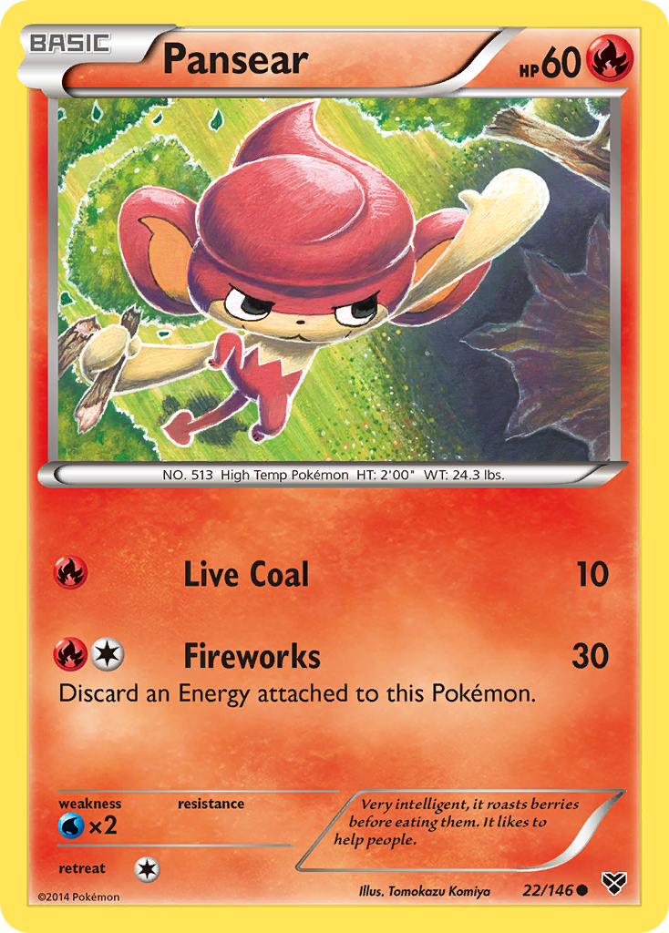 Pansear (22/146) [XY: Base Set] | Eastridge Sports Cards & Games