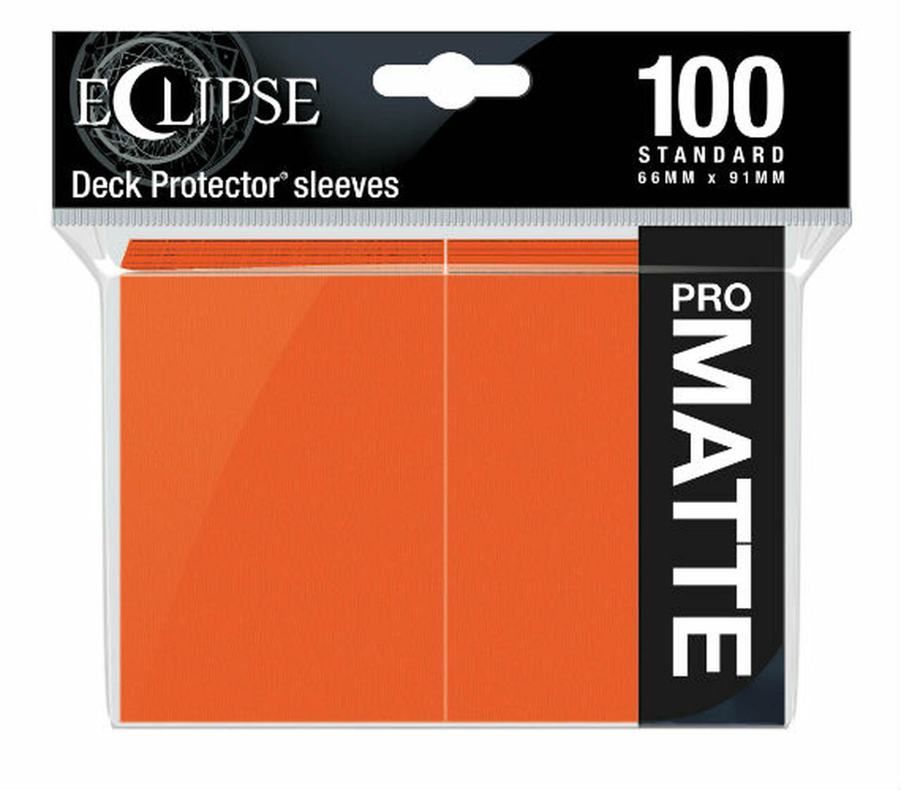 Ultra Pro PRO-Matte Eclipse Pumpkin Orange Standard Deck Protector 100ct | Eastridge Sports Cards & Games