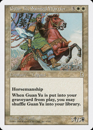 Guan Yu, Sainted Warrior [Portal Three Kingdoms] | Eastridge Sports Cards & Games