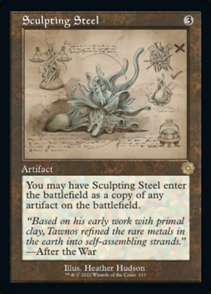 Sculpting Steel (Retro Schematic) [The Brothers' War Retro Artifacts] | Eastridge Sports Cards & Games