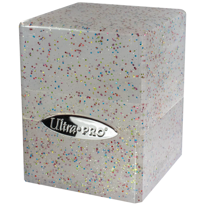 Ultra Pro Satin Cube Deck Box - Glitter Crystal | Eastridge Sports Cards & Games
