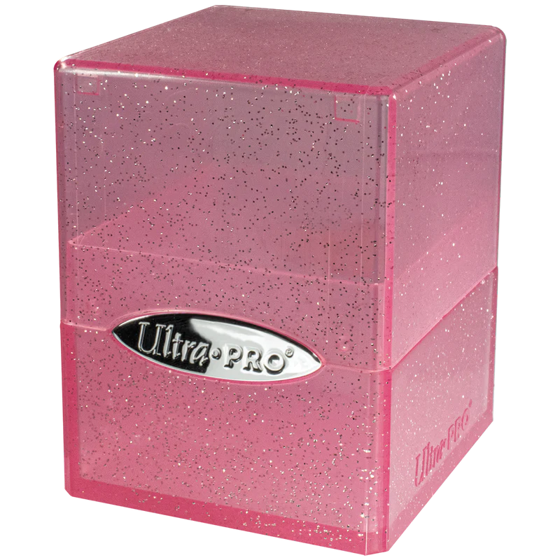 Ultra Pro Satin Cube Deck Box - Glitter Pink | Eastridge Sports Cards & Games