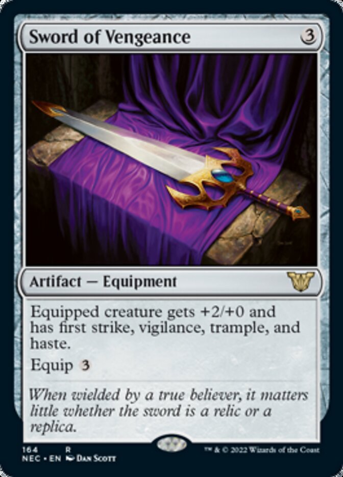 Sword of Vengeance [Kamigawa: Neon Dynasty Commander] | Eastridge Sports Cards & Games