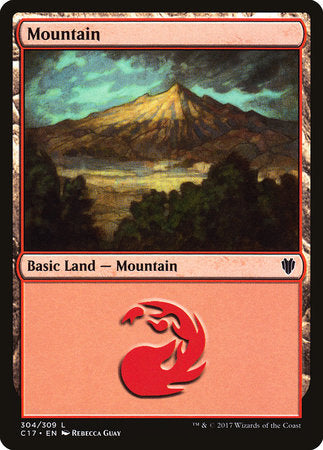 Mountain (304) [Commander 2017] | Eastridge Sports Cards & Games