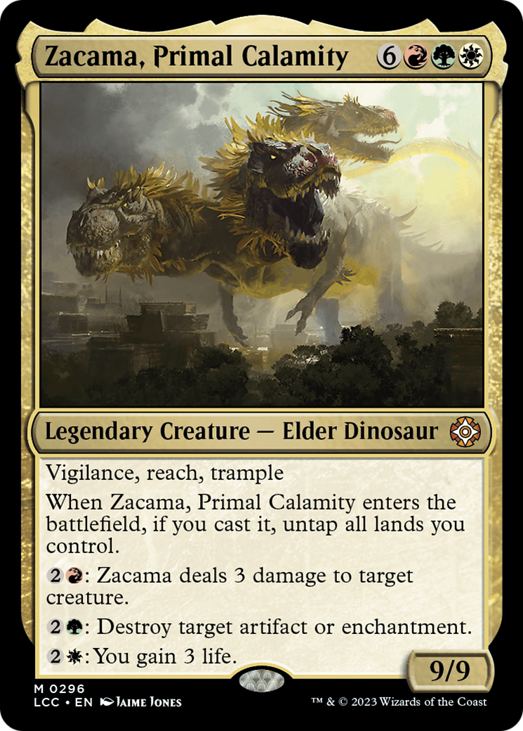 Zacama, Primal Calamity [The Lost Caverns of Ixalan Commander] | Eastridge Sports Cards & Games