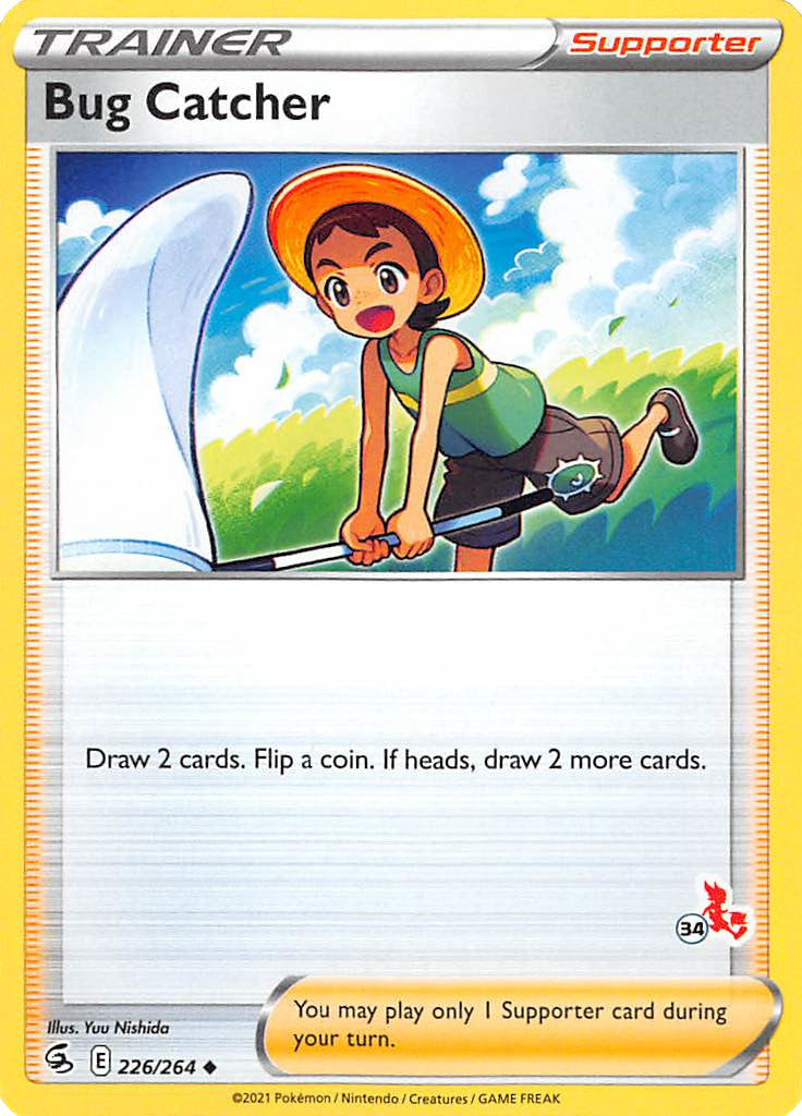 Bug Catcher (226/264) (Cinderace Stamp #34) [Battle Academy 2022] | Eastridge Sports Cards & Games