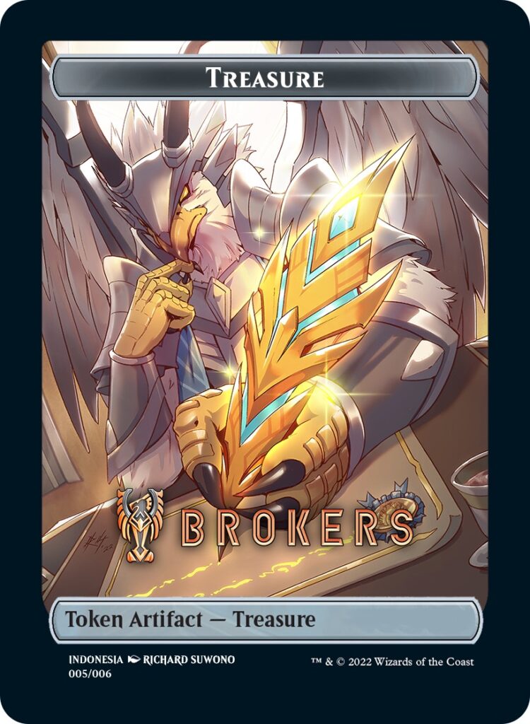 Treasure Token (Brokers) (Southeast Asia Artists) [Streets of New Capenna Tokens] | Eastridge Sports Cards & Games