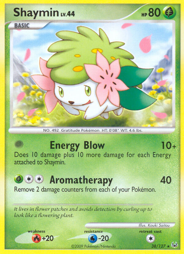 Shaymin (38/127) (Theme Deck Exclusive) [Platinum: Base Set] | Eastridge Sports Cards & Games