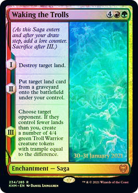 Waking the Trolls [Kaldheim Prerelease Promos] | Eastridge Sports Cards & Games