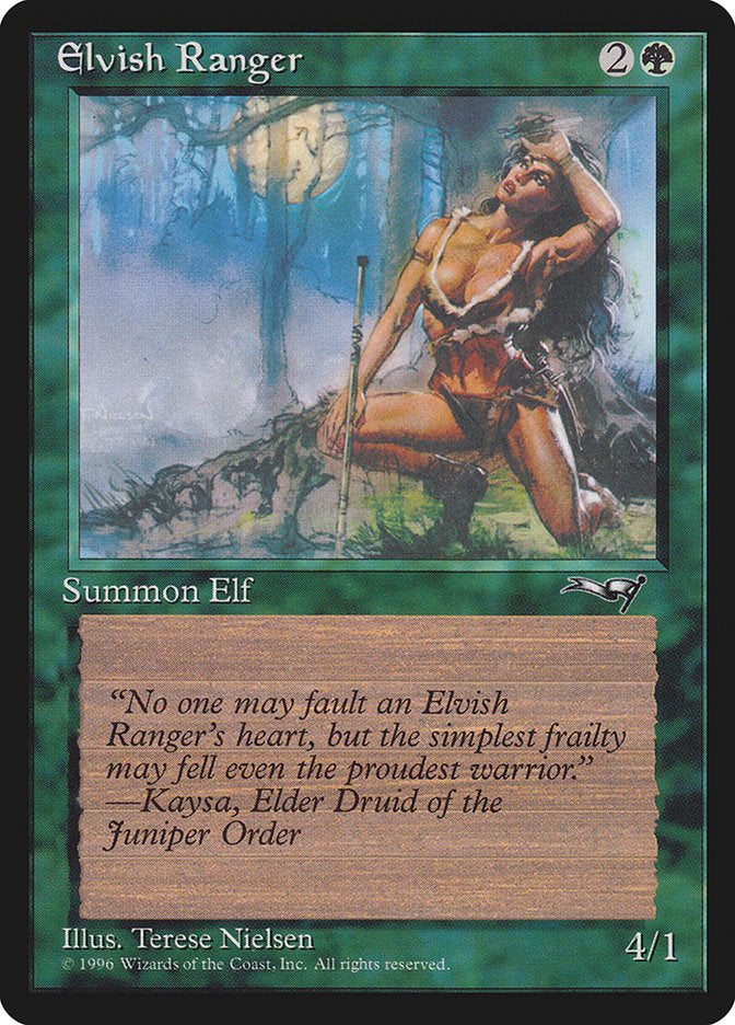 Elvish Ranger (Moon Background) [Alliances] | Eastridge Sports Cards & Games