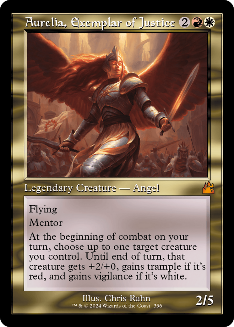 Aurelia, Exemplar of Justice (Retro) [Ravnica Remastered] | Eastridge Sports Cards & Games