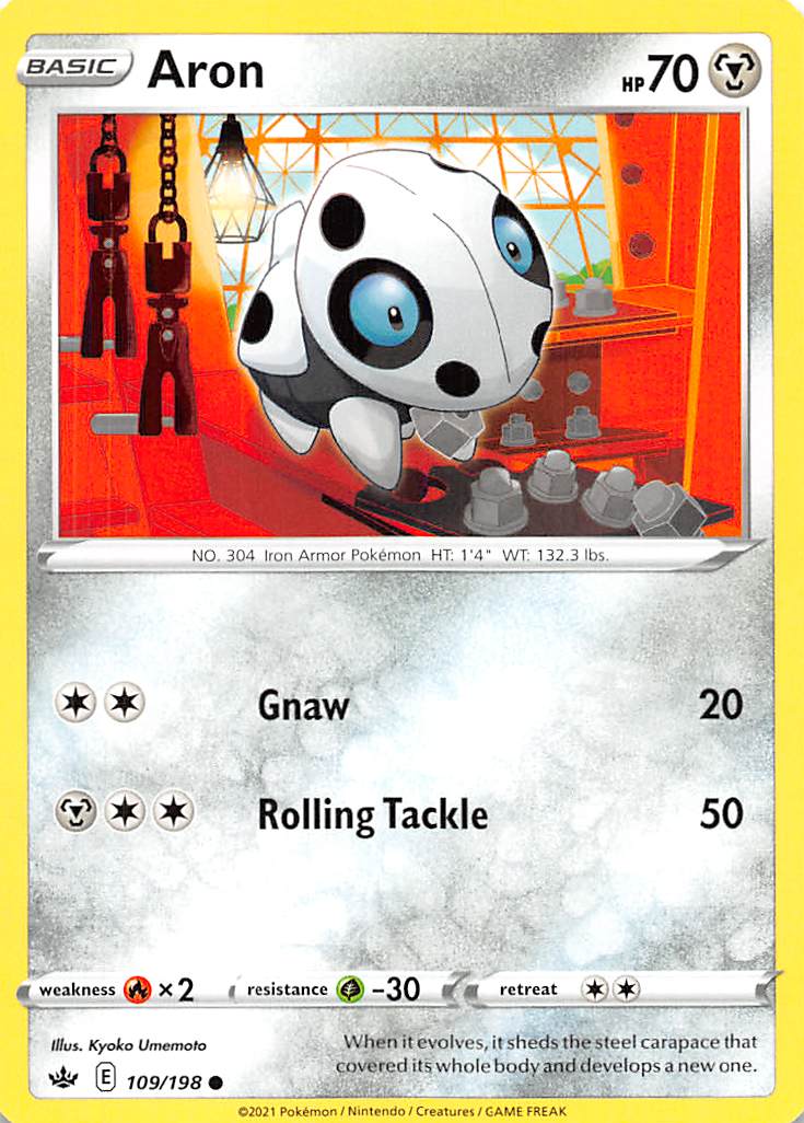 Aron (109/198) [Sword & Shield: Chilling Reign] | Eastridge Sports Cards & Games