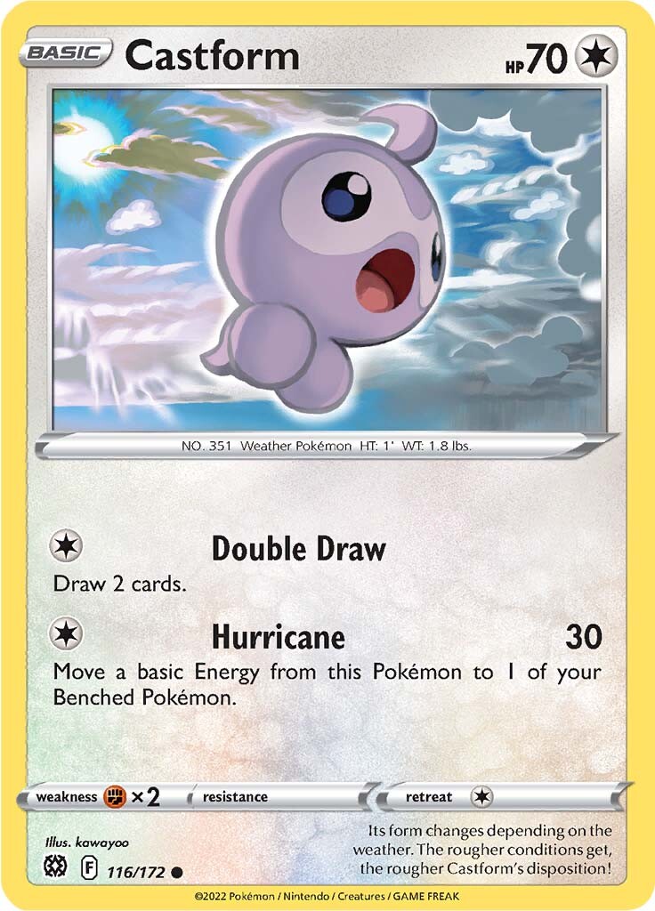 Castform (116/172) [Sword & Shield: Brilliant Stars] | Eastridge Sports Cards & Games