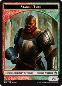 Stangg Twin Token (014) [Masters 25 Tokens]