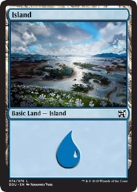 Island (74) [Duel Decks: Elves vs. Inventors]