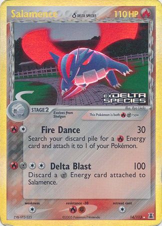 Salamence (14/113) (Delta Species) (Stamped) [EX: Delta Species] | Eastridge Sports Cards & Games