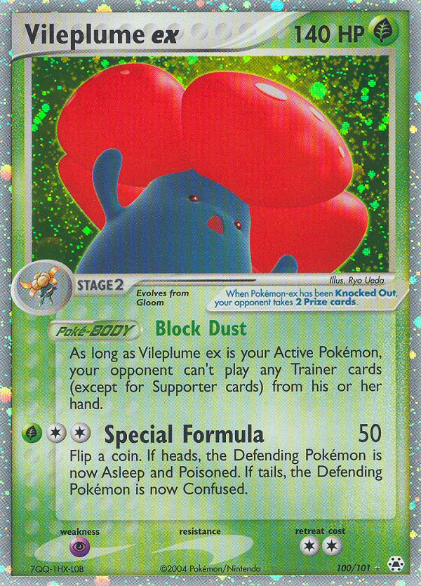 Vileplume ex (100/101) [EX: Hidden Legends] | Eastridge Sports Cards & Games