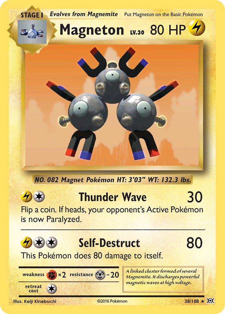 Magneton (38/108) (Theme Deck Exclusive) [XY: Evolutions] | Eastridge Sports Cards & Games