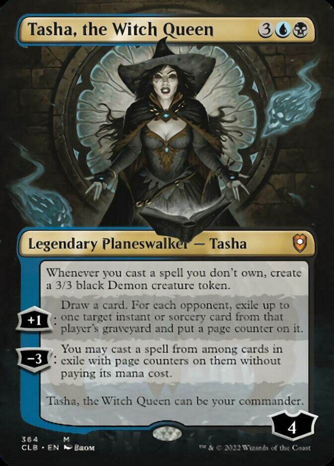 Tasha, the Witch Queen (Borderless) [Commander Legends: Battle for Baldur's Gate] | Eastridge Sports Cards & Games