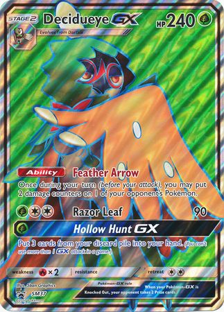 Decidueye GX (SM37) (Jumbo Card) [Sun & Moon: Black Star Promos] | Eastridge Sports Cards & Games