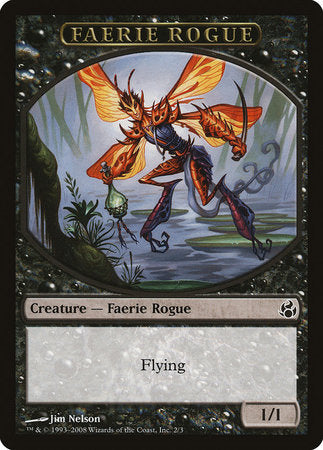 Faerie Rogue Token (Black) [Morningtide Tokens] | Eastridge Sports Cards & Games