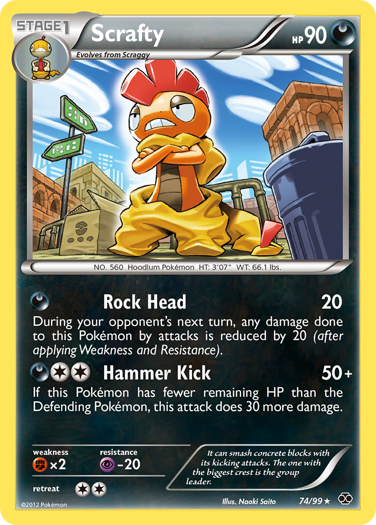 Scrafty (74/99) [Black & White: Next Destinies] | Eastridge Sports Cards & Games