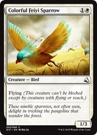 Colorful Feiyi Sparrow [Global Series Jiang Yanggu & Mu Yanling] | Eastridge Sports Cards & Games
