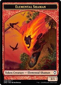 Elemental Shaman Token [Commander Anthology Volume II Tokens] | Eastridge Sports Cards & Games