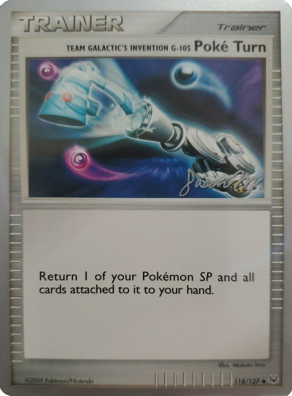 Team Galactic's Invention G-105 Poke Turn (118/127) (Queengar - Jason Martinez) [World Championships 2009] | Eastridge Sports Cards & Games