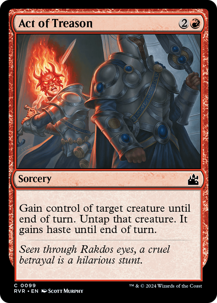 Act of Treason [Ravnica Remastered] | Eastridge Sports Cards & Games