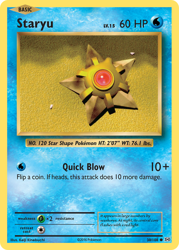 Staryu (30/108) [XY: Evolutions] | Eastridge Sports Cards & Games