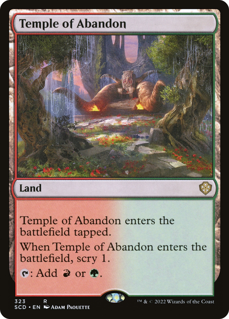 Temple of Abandon [Starter Commander Decks] | Eastridge Sports Cards & Games