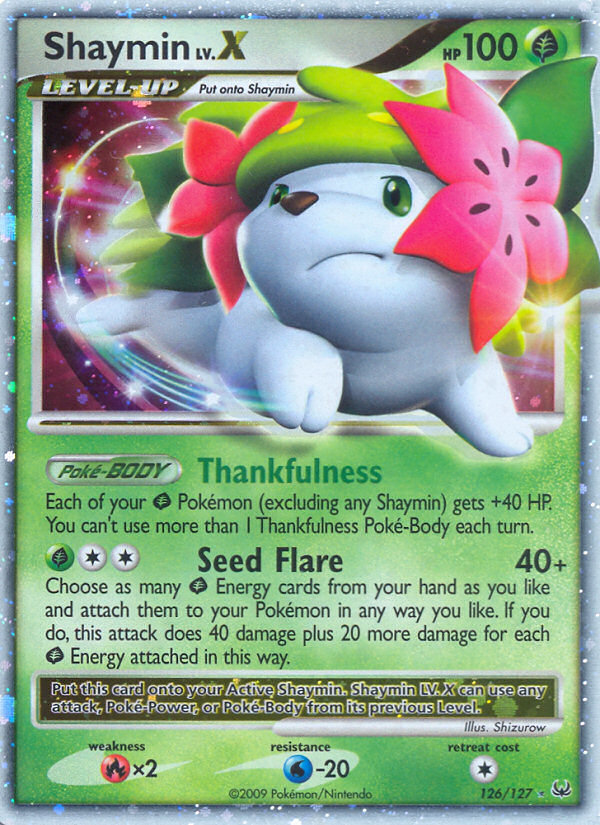 Shaymin LV.X (126/127) [Platinum: Base Set] | Eastridge Sports Cards & Games