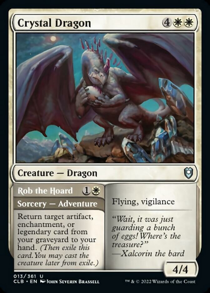 Crystal Dragon // Rob the Hoard [Commander Legends: Battle for Baldur's Gate] | Eastridge Sports Cards & Games