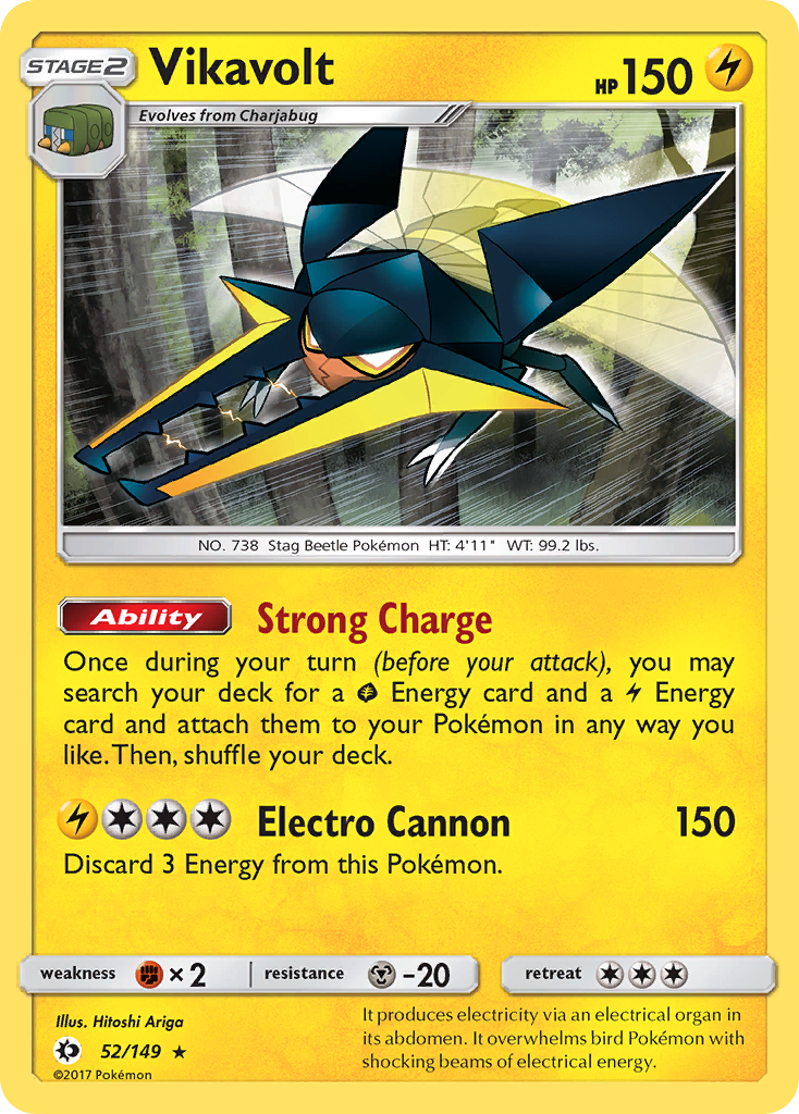 Vikavolt (52/149) [Sun & Moon: Base Set] | Eastridge Sports Cards & Games