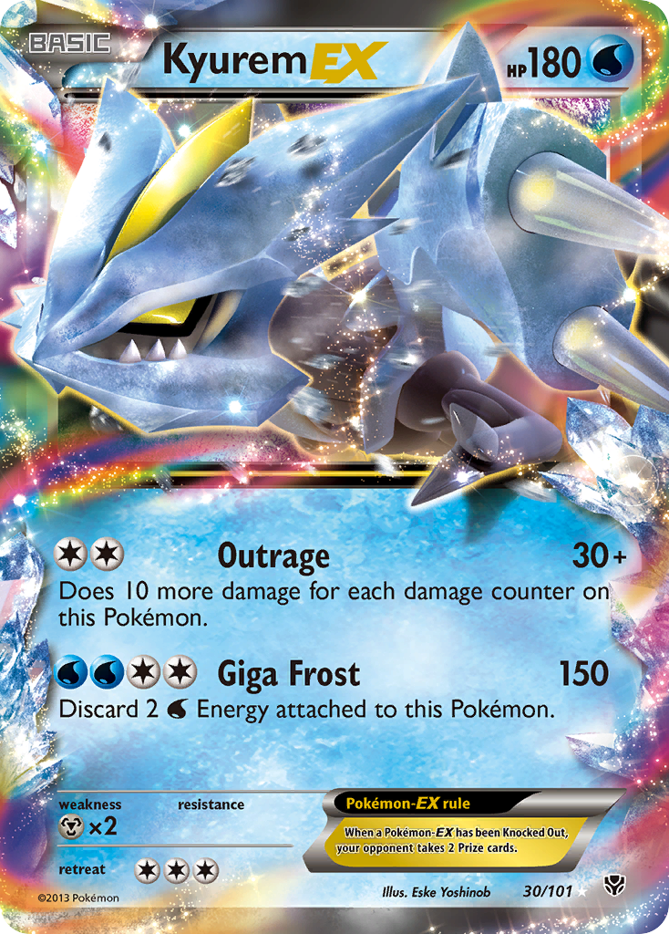 Kyurem EX (30/101) [Black & White: Plasma Blast] | Eastridge Sports Cards & Games