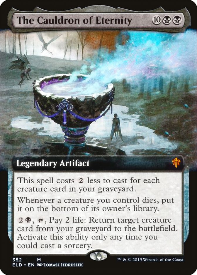 The Cauldron of Eternity (Extended Art) [Throne of Eldraine] | Eastridge Sports Cards & Games