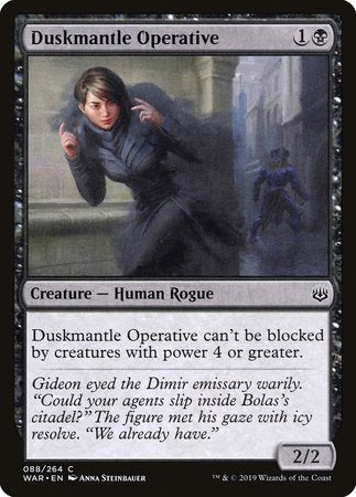 Duskmantle Operative [War of the Spark] | Eastridge Sports Cards & Games