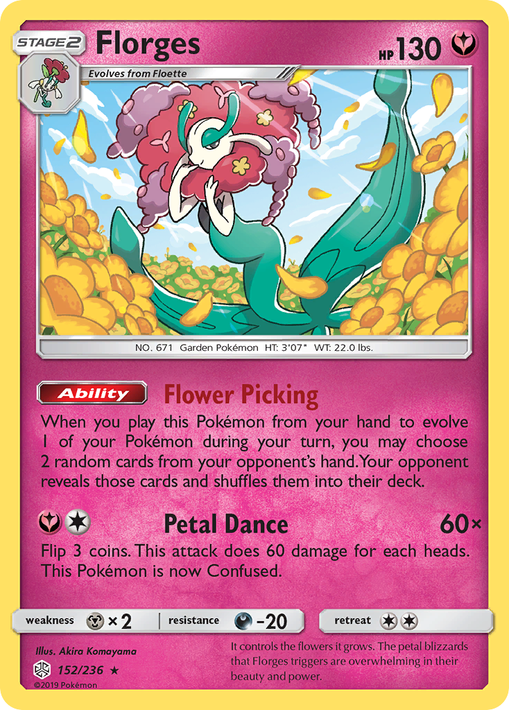 Florges (152/236) [Sun & Moon: Cosmic Eclipse] | Eastridge Sports Cards & Games