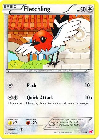 Fletchling (4/30) [XY: Trainer Kit 2 - Latias] | Eastridge Sports Cards & Games