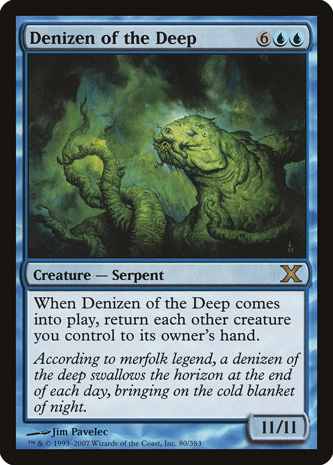 Denizen of the Deep [Tenth Edition] | Eastridge Sports Cards & Games