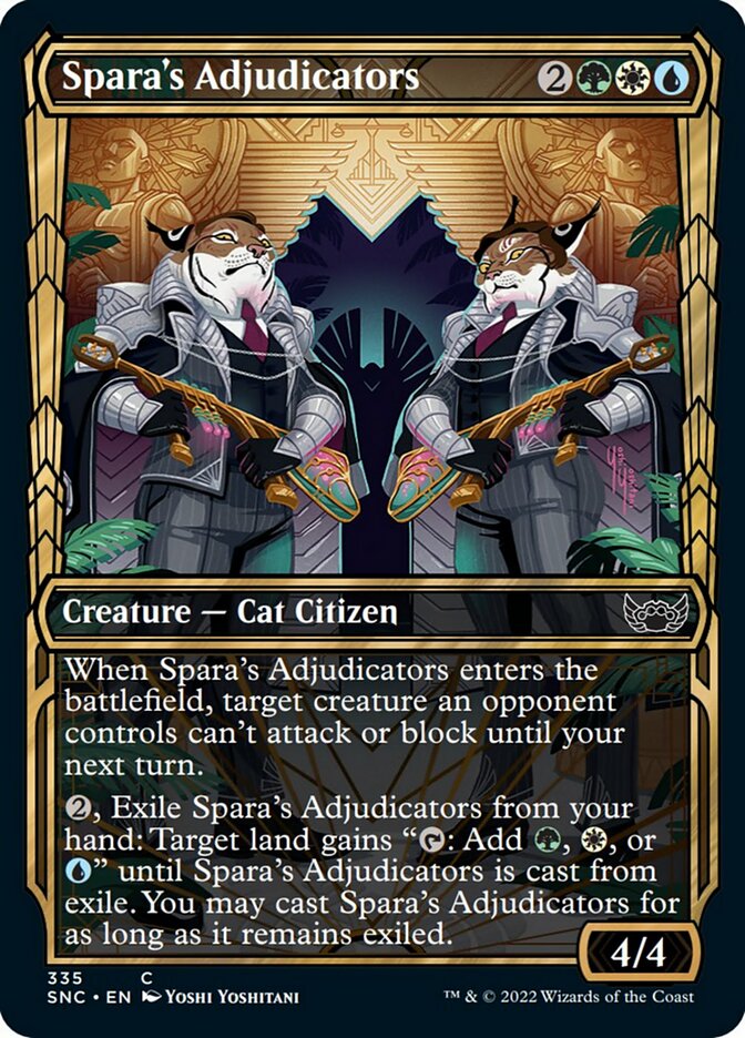 Spara's Adjudicators (Showcase Golden Age) [Streets of New Capenna] | Eastridge Sports Cards & Games