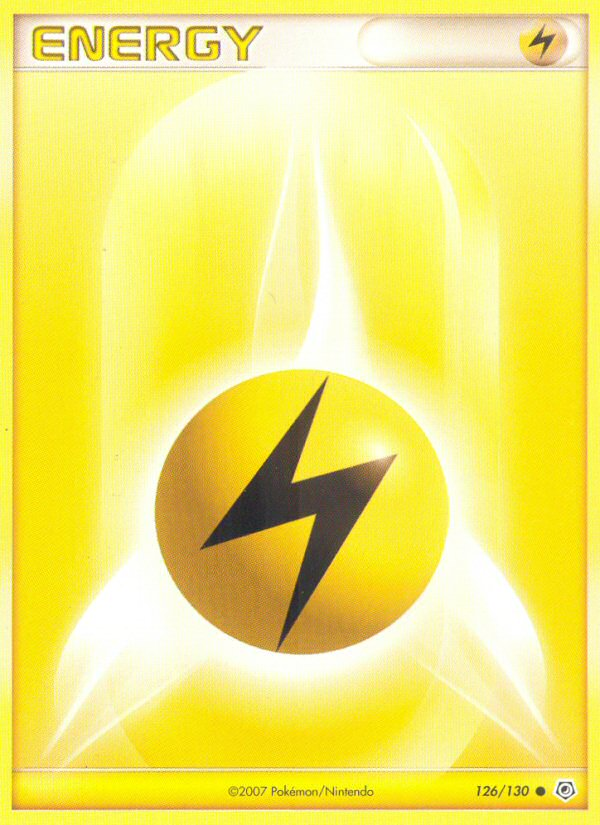 Lightning Energy (126/130) [Diamond & Pearl: Base Set] | Eastridge Sports Cards & Games