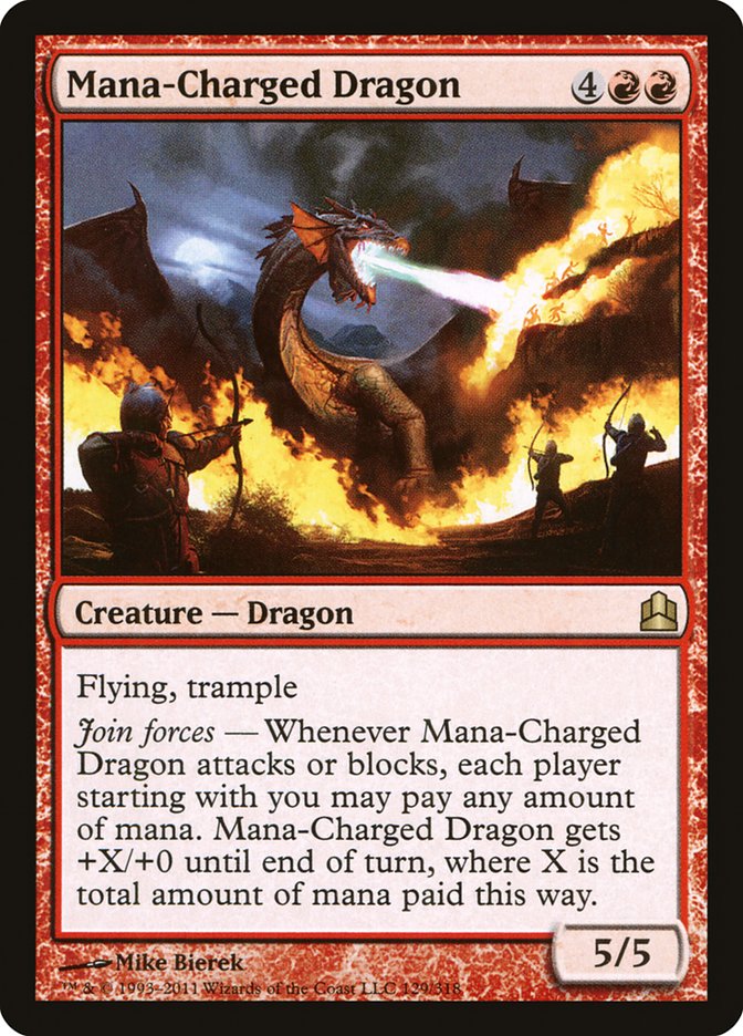 Mana-Charged Dragon [Commander 2011] | Eastridge Sports Cards & Games