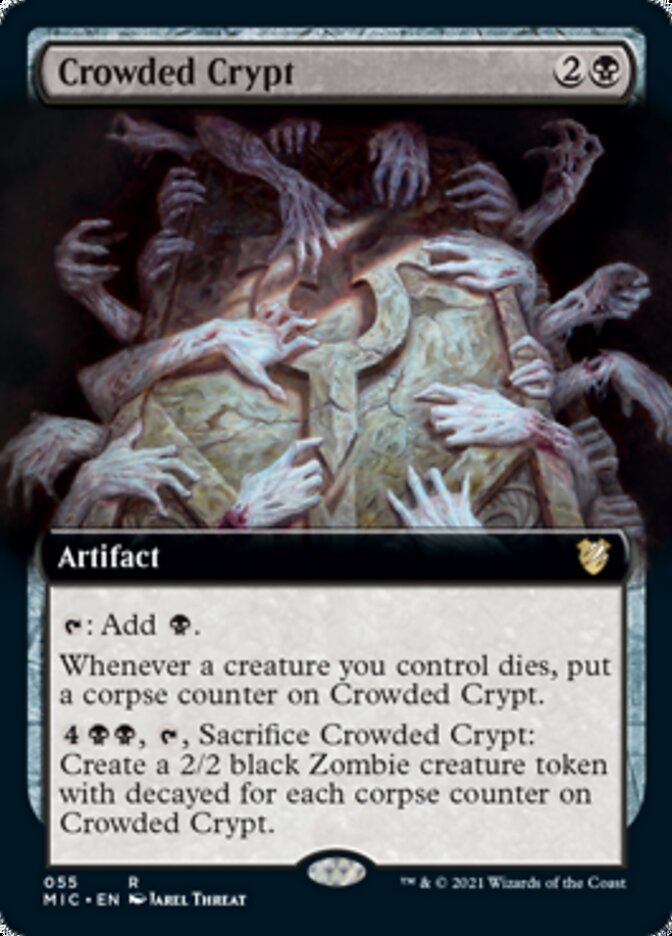 Crowded Crypt (Extended) [Innistrad: Midnight Hunt Commander] | Eastridge Sports Cards & Games