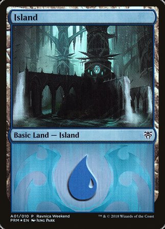 Island - Dimir (A01) [GRN Ravnica Weekend] | Eastridge Sports Cards & Games