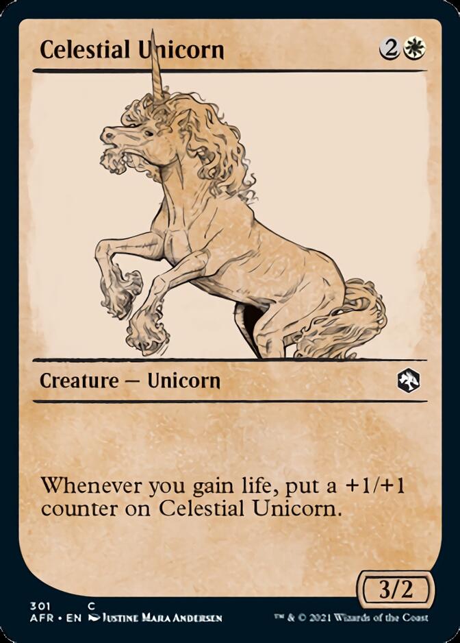 Celestial Unicorn (Showcase) [Dungeons & Dragons: Adventures in the Forgotten Realms] | Eastridge Sports Cards & Games
