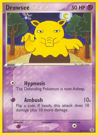 Drowzee (32/112) [EX: FireRed & LeafGreen] | Eastridge Sports Cards & Games