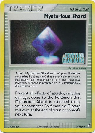 Mysterious Shard (81/100) (Stamped) [EX: Crystal Guardians] | Eastridge Sports Cards & Games